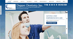 Desktop Screenshot of dapperdentistry.com